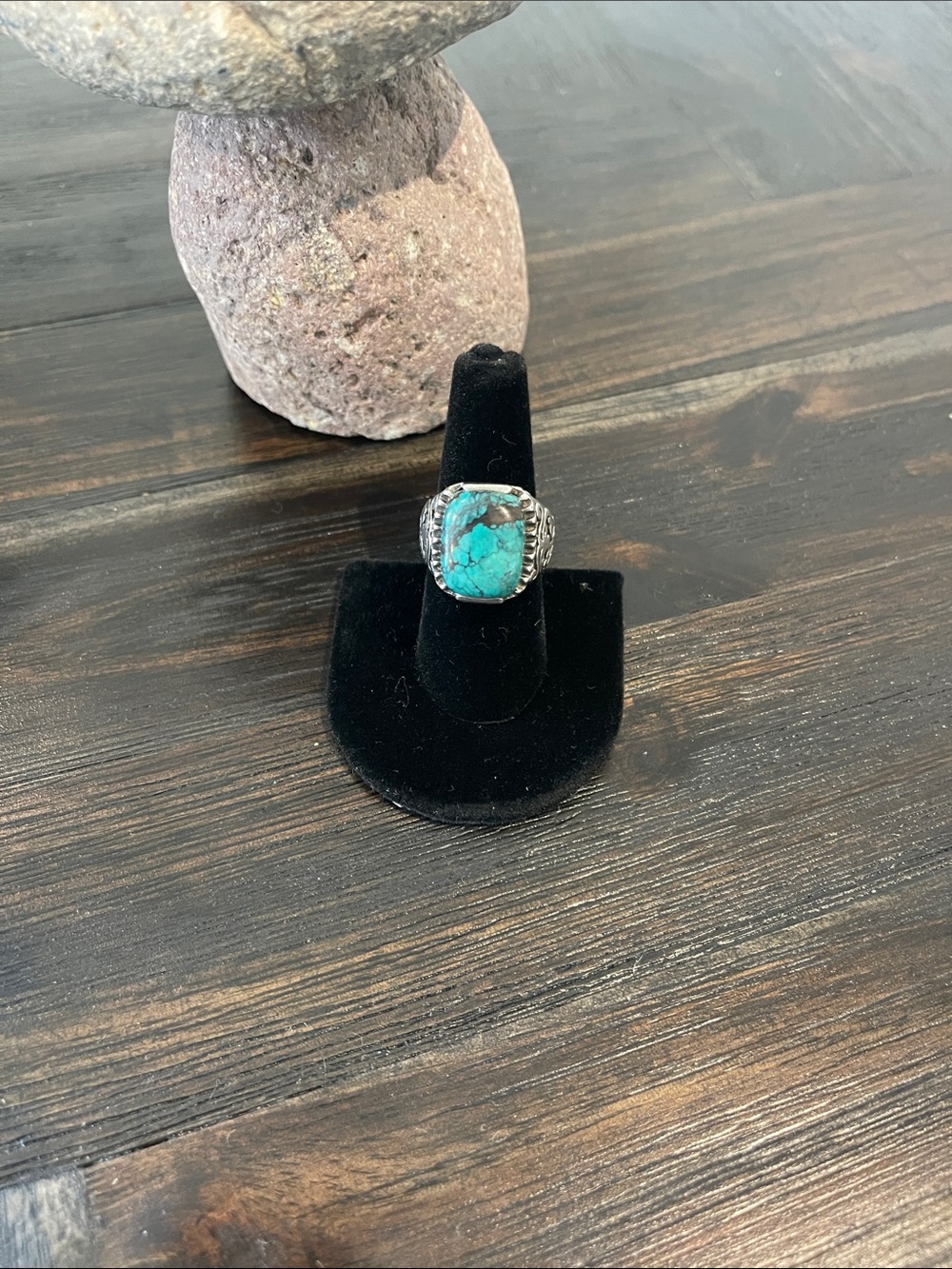 Silpada Turquoise Stone Silver Ring - Women Jewelry